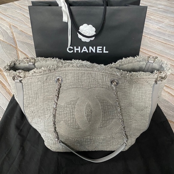 chanel double face tote